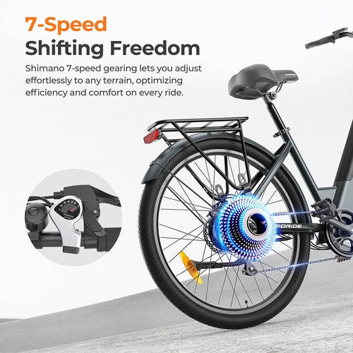 Foride Roamer 1 Step-thru Electric Bike 250W Motor 36V 13Ah Foride Roamer 1 Step-thru Electric Bike 250W Motor 36V 13Ah